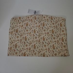 New-American Eagle‎ Tube Top Women’s Size Small  Floral Print Strapless White